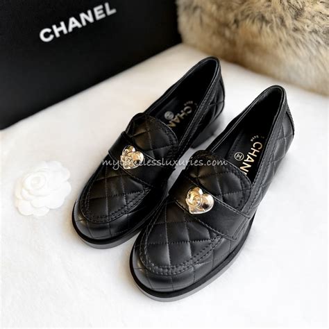 chanel loafers with heart|Chanel loafers men.